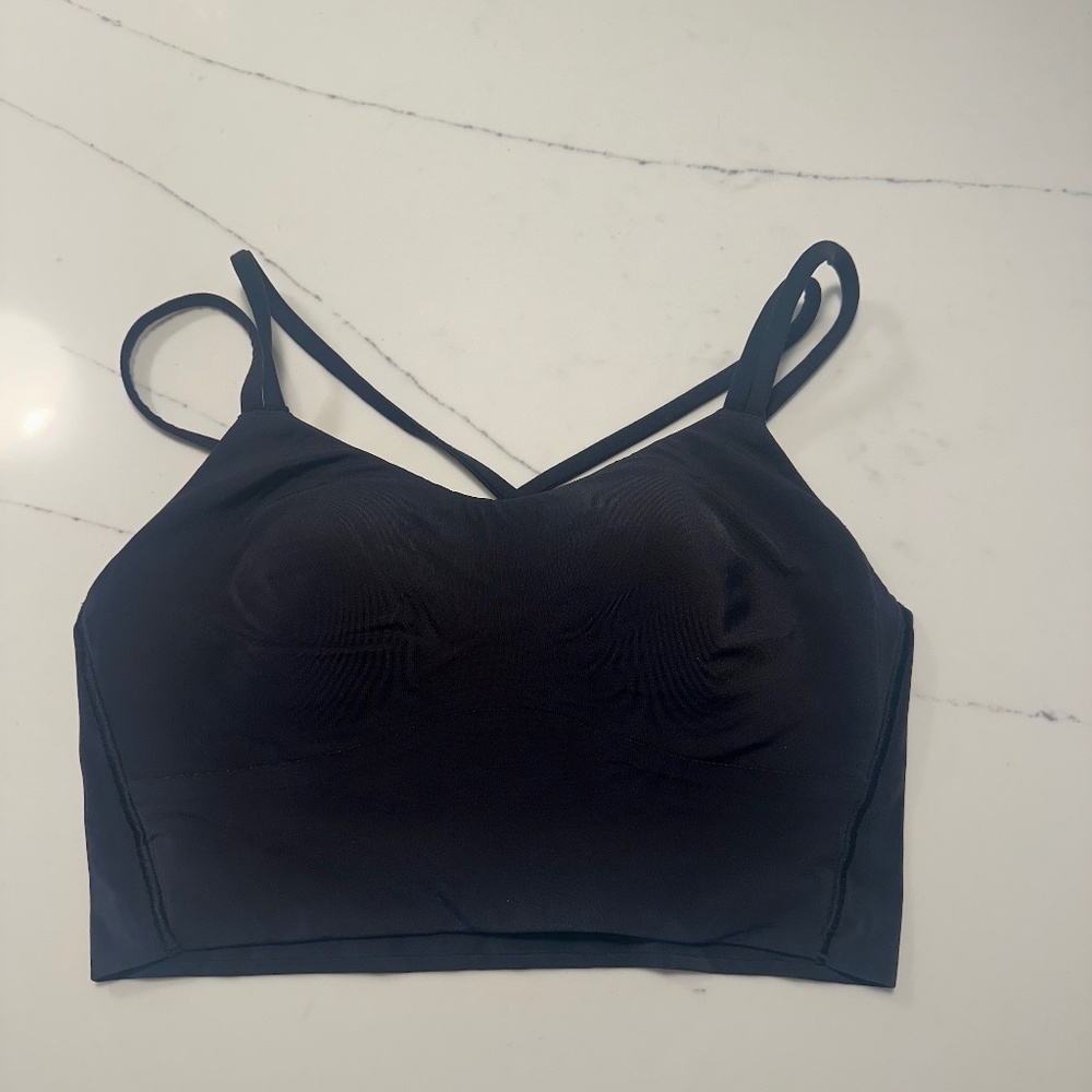 Lululemon Like A Cloud Longline Bra - Black - Size 4